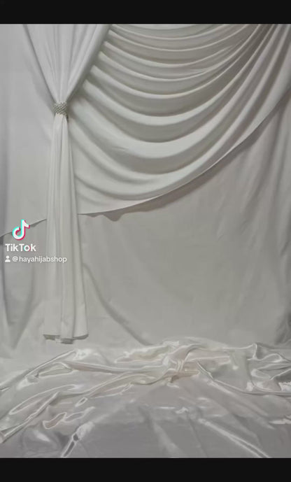 3D Floral Tulle Abaya - Black